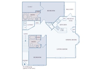 Carrington Place at Shoal Creek - B6 - 2 bedrooms 2 bathrooms - 2D Carrington Place at Shoal Creek - B6 - 2 bedrooms 2 bathrooms - 2D