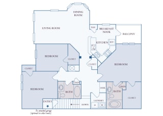 Carrington Place at Shoal Creek - C2 - 3 bedrooms 2 bathrooms - 2D Carrington Place at Shoal Creek - C2 - 3 bedrooms 2 bathrooms - 2D