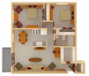 Floor Plan 2bed
