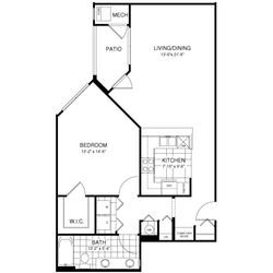 Manchester Floor Plan at Bristol Station, Naperville