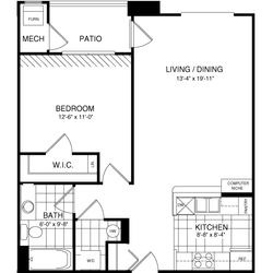 Newbury Floor Plan at Bristol Station, Illinois