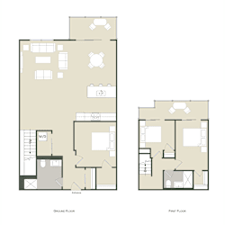 Floor Plan 3 Bedroom - 2 Bathroom