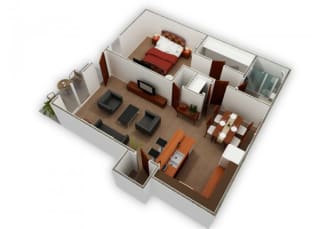Floor Plan 1X1