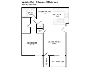 Floor Plan 1X1