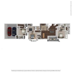 1910 Square-Foot Equinox Floor Plan at Orion Prosper Lakes, Texas