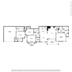 4 Bedroom 3 Bathroom Floor Plan at Orion Prosper Lakes, Prosper, TX, 75078