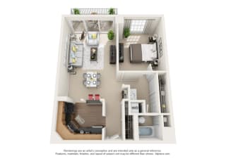 One Bedroom Apartment