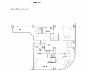 Floor Plan Two Bedroom Loft