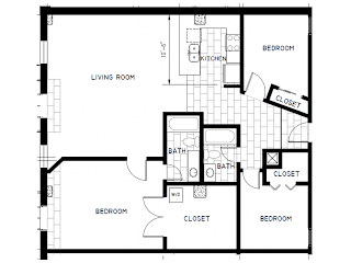 Floor Plan 3 Bedrooms