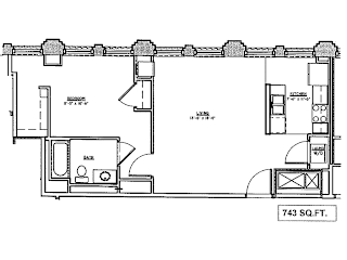 Floor Plan 1 Bedroom Flat