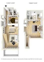 Floor Plan 2 Bedroom Apartment