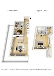Floor Plan 2 Bedroom Apartment