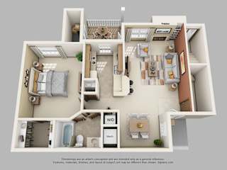 Floor Plan 1A - Nickel Plate