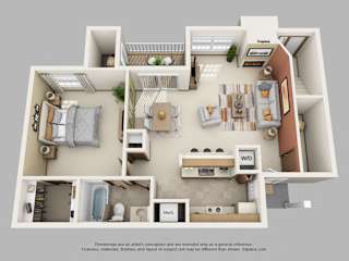 Floor Plan 1B - Mudsock