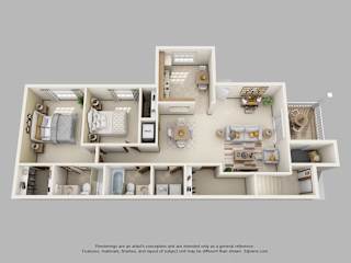 Floor Plan 2D-Praire