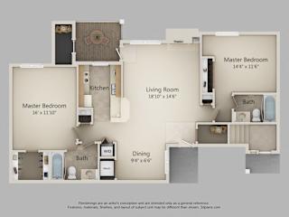 Floor Plan 2AS-Nickel Plate