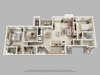 Floor Plan 3B-Mudsock