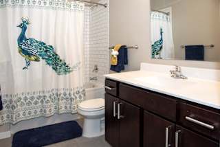 Primary Bathroom at Parkridge Way Apartments, New Hope, MN