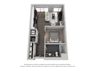 CityWay Apartments in Indianapolis- Speedway Floorplan CityWay Apartments in Indianapolis- Speedway Floorplan