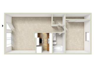 Floor Plan One Bedroom