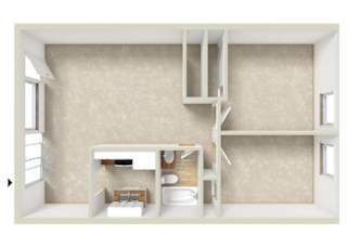 Floor Plan Two Bedroom