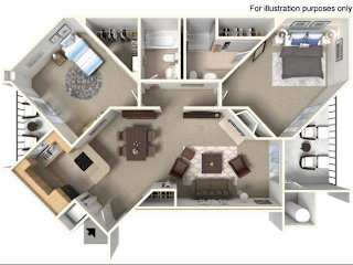 Floor Plan 2 BEDROOM LARGE