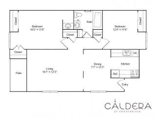 Floor Plan 2X1B