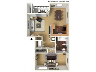 Floor Plan 1x1