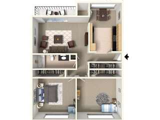 Floor Plan TWO BED