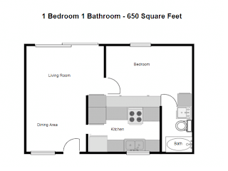 Floor Plan 1x1