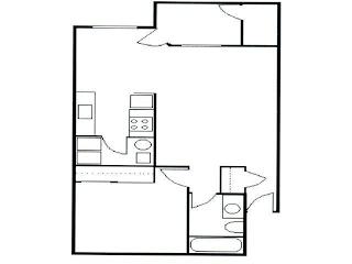 Floor Plan 1x1d -780
