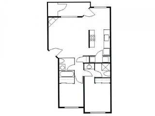 Floor Plan 2x2e -1007