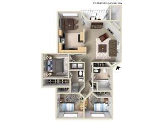 Floor Plan 3x2d -1268