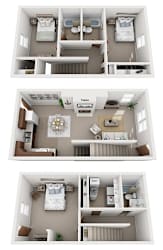 Floor Plan 3 Bedroom 3 Bath on Amaryllis