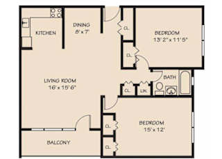 Floor Plan THE CAMBRIDGE
