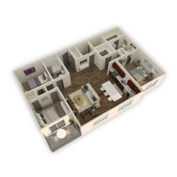 Axio-Axis-1 Bed 1 Bath