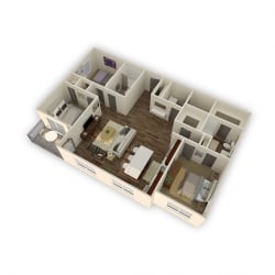 Axio-Axis-1 Bed 1 Bath