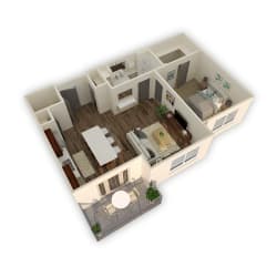 Axio-Prime- 1 Bed 1 Bath