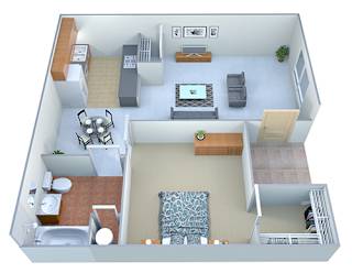 1bedroom floor plan