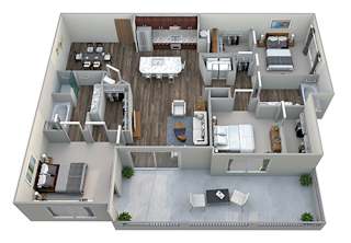 3 bedroom floor plan