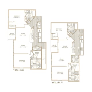 arlington park apartments trellis iii iv floor plan c3