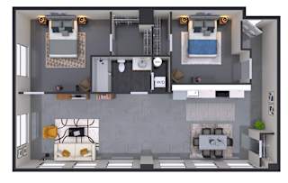 2 bed 2 bath A at Textile Apartments, Ohio, 21286