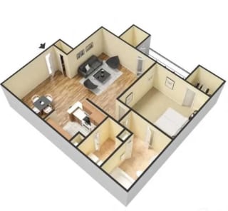 Estates at Barrington 1x1