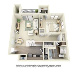 Floor Plan 1B1D