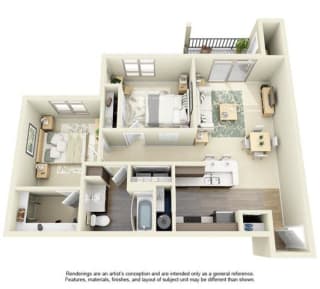 Floor Plan 2B1D