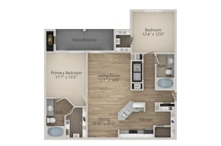 Catania Floor Plan at Riachi at One21, Texas, 75025
