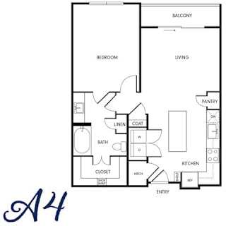 blueprint of a floor plan of a home with bedrooms and baths