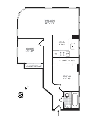 Floor Plan 2R