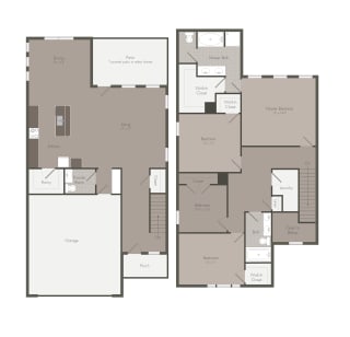 foxchase townhome home floor plan fountain inn sc