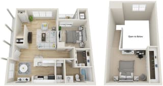 Floor Plan Macoun with Loft